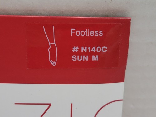 NEW CAPEZIO HOLD & STRETCH FOOTLESS TIGHTS #N140C CHILD SIZE MEDIUM COLOR SUN - Picture 3 of 7