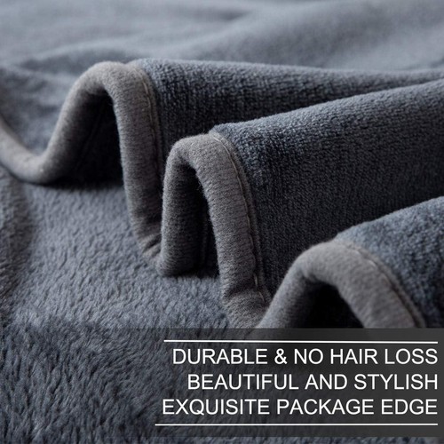 Heavy Winter Warm Soft Mink Queen Size Fleece Blanket - 90" x 90" - Picture 10 of 10