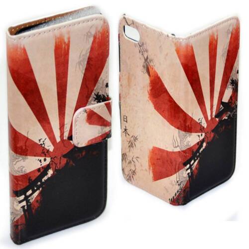 Funda protectora billetera para teléfono móvil con impresión de tema japonés para serie Sony Xperia - - Imagen 8 de 10