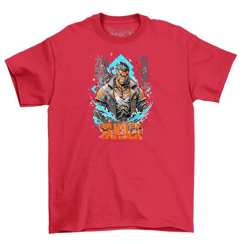 Yakuza Anime T-Shirt mit Samurai Geist - Lustiges T-Shirt für Krieger! Unisex, 100% - Bild 4 von 46