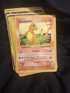 Pokemon 1999 Base Set Charmander Shadowless PSA 7 NM #46/102