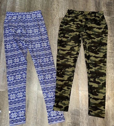 SWEETLEGS DAMEN LEGGINGS Set 2 Leggings & Capri ONE SIZE passt den meisten - Bild 1 von 5