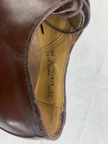 Allen Edmonds Dover Oxford Men's Shoes Brown 61819 12 Size 8.5 D - Picture 3 of 5