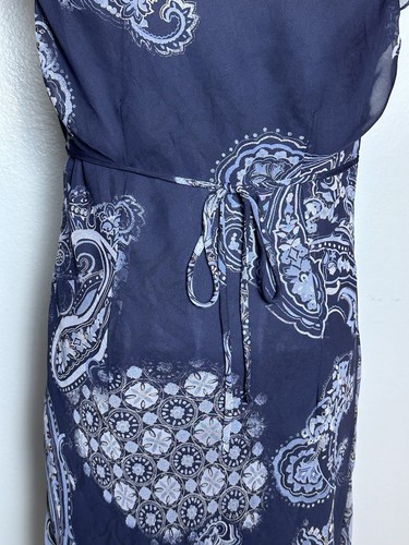 Motherhood Maternity Dress Size Small Floral Paisley Sheer Lined - Bild 7 von 13