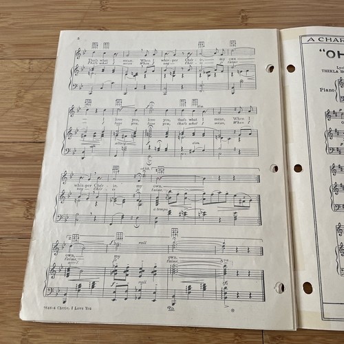 Vintage Noten - Cherie, I Love You - 1926 von Lillian Rosedale Goodman - Bild 6 von 10