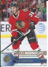 2016-17 Upper Deck Series 2 RYAN HARTMAN #295 Midnight 09/25 Spring Expo 2017