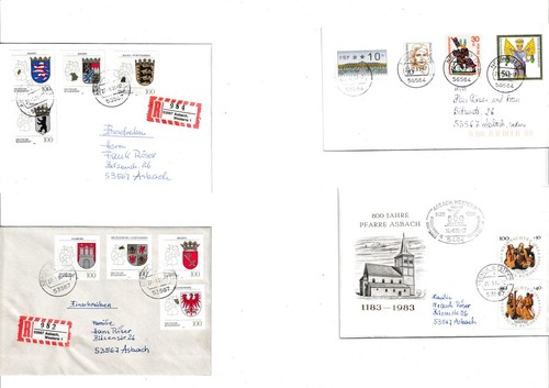 ALLEMAGNE RFA LOT 37 CARTES ET ENVELOPPES PHILATELIQUES BON ETAT - Imagen 3 de 7