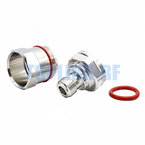 N-Type Twist Female Jack RF Coax Connector for Corrugated Copper 7/8" Coax Cable - Bild 4 von 5