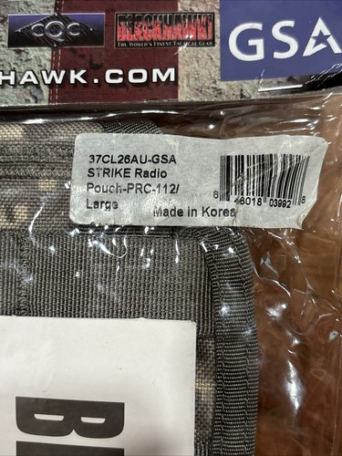 BLACKHAWK! Strike PRC-112 Large Radio Pouch 37CL26AU Camouflage - Picture 3 of 5