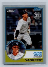 AARON JUDGE 2018 TOPPS CHROME 35TH ANNIVERSARY REFRACTOR  83T1 NEW YORK YANKEES