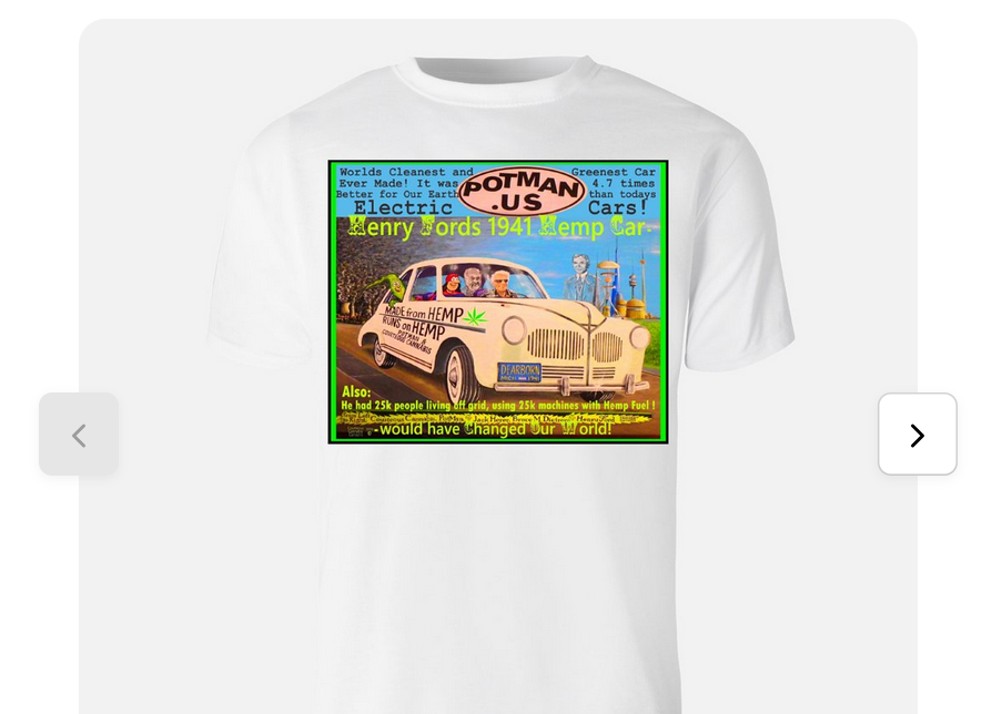 ALTRA T shirt 420 festival pot art Henry Ford 1941 canapa auto aiuto educarsi a vicenda