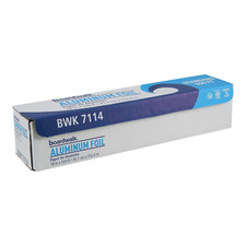 BWK7114 Premium Quality Aluminum Foil Roll, 18" X 500 Ft, 16 Micron Thickness, S
