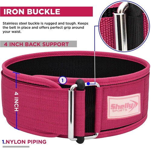 Weight Lifting Belt Back Lumbar Support Strength Training Fitness Belt Home Gym - Picture 5 of 7