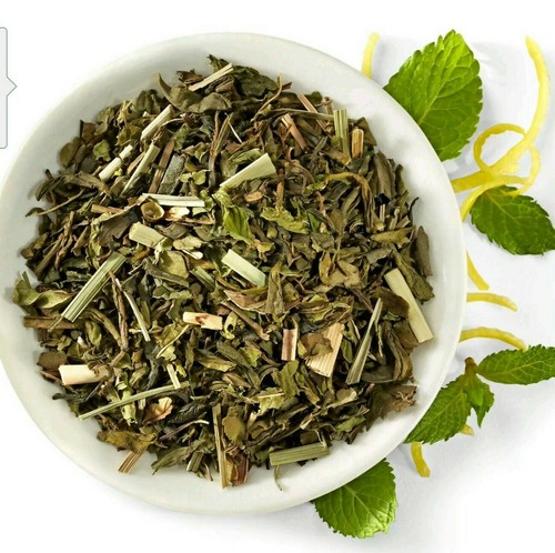 🍊 NEW TEAVANA 2 OZ FACTORY SEALED JADE CITRUS MINT 🍊🍃 LOOSE LEAF TEA & TIN 💚 - Picture 7 of 8