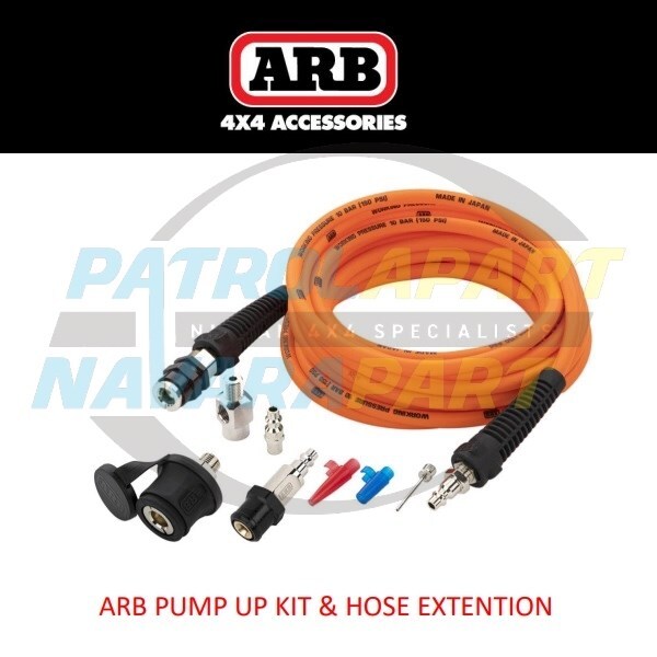 ARB AIR COMPRESSOR PUMP UP KIT V2 Includes Air Hose Dust Cap Adapter