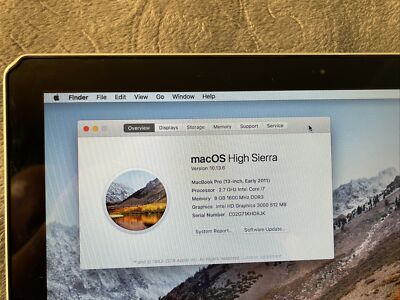 Apple MacBook Pro A1278 - 13.3 Apple MacBook Pro A1278 - 13.3