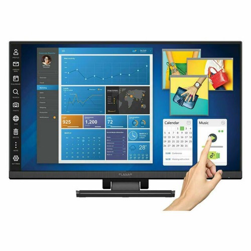 Planar Helium PCT2435 24" Touch Screen LED LCD Full HD Monitor - Black