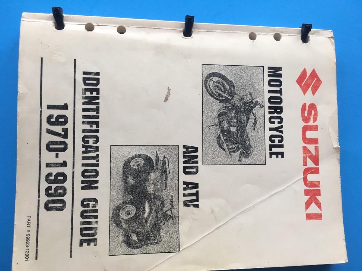 1970 - 1996 Suzuki Motorcycle ATV Model ID Guide