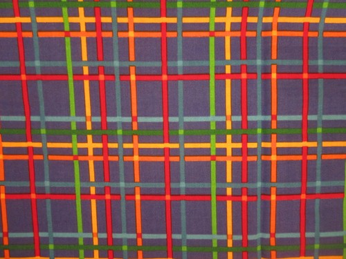 Cotton Fabric Cranston Print Works Multicolored Stripes on Blue 1yd 32" x 44 - Picture 7 of 10