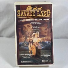 Savage Land VHS Video - Corbin Bernsen, Charlotte Ross - Tested and Working!
