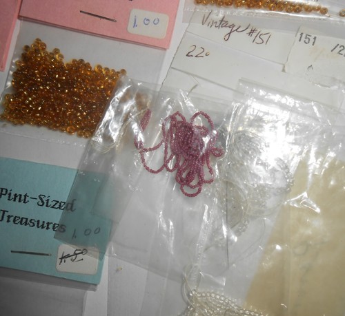 Lot of Micro Tiny Glass, Plastic Beads, Assorted Sizes 12/0 - 20/0? - Picture 10 of 13