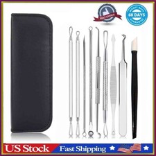 Pimple Remover Tool Kit Blackhead Extractor Comedone Acne Spot Popper 15 heads