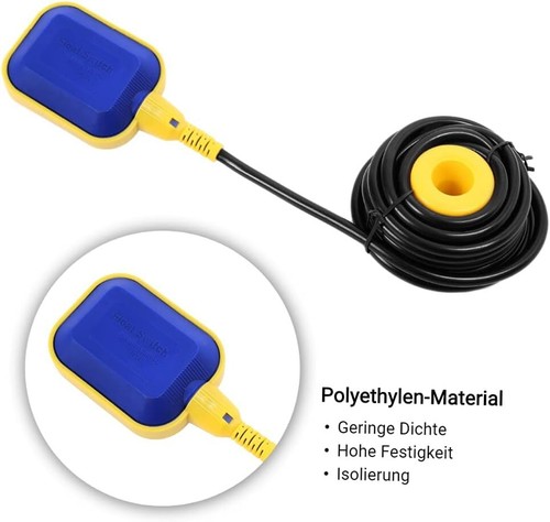 1m 2m 5m 10m 20m Schwimmerschalter Schwimmschalter Pumpe zum Befuellen Entleere - Bild 2 von 12