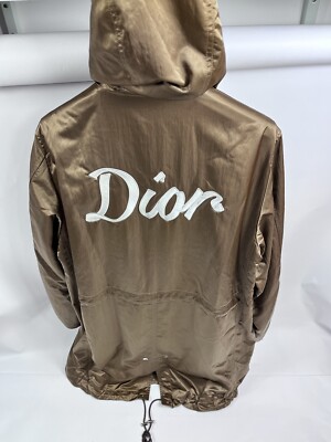 Dior Logo Embroidered Oversized Parka Jacket Size: 44 Fits XL | eBay