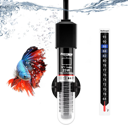 Aquarium Fish Tank Heater: 25W Small Submersible Aquarium Heater with Preset Tem - Picture 7 of 12