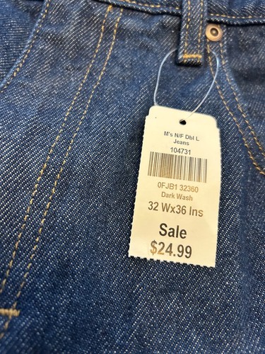 L.L.Bean Jeans Mens W 32 L 36 Regular Fit Blue Brand New - Picture 3 of 6