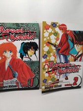 First print! Rurouni Kenshin Vol 1 + 2 Shonen Jump Mange  2003 Nobuhiro Watsuki