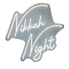 Nikkah Night Led Sign – Dual Display Neon Light (17x8 & 24x10 in) –