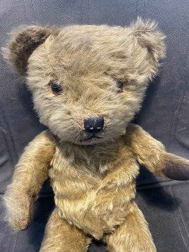 VINTAGE ODER ANTIKER TEDDYBÄR SEHR NIEDLICH 16 ZOLL CHILTERN? OUTFIT INKLUSIVE - Bild 8 von 16