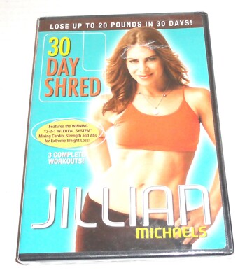 Jillian Michaels - 30 Day Shred 3 Complete Workouts Full Screen DVD (2007) NEW