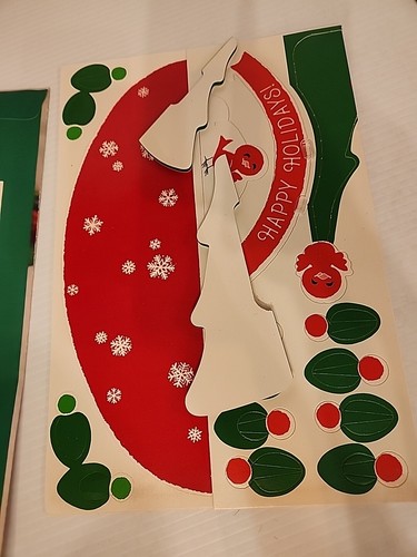 1983 Hallmark Schneemann Herzstück Waben Deko Vintage Kitschig Weihnachten - Bild 2 von 3