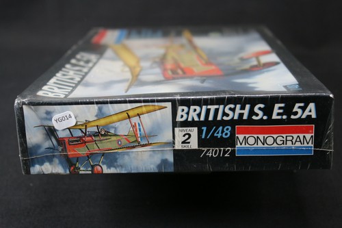 YG014 MONOGRAM 1/48 maquette avion 74012 British S.E.5A - Imagen 5 de 5