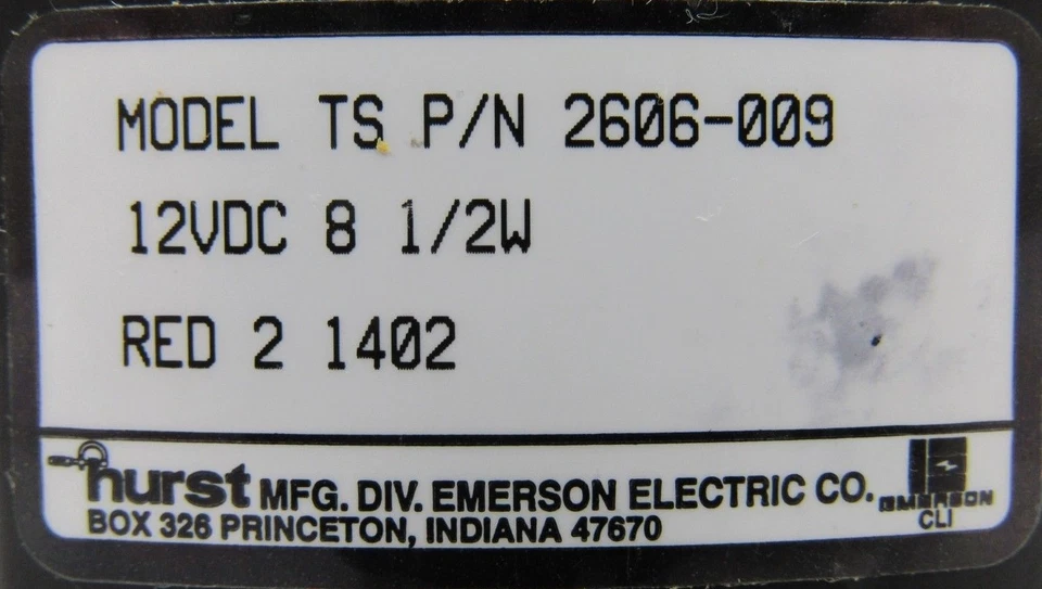 NEW HURST 2606-009 GEAR MOTOR 2606009 - Image 4 of 4