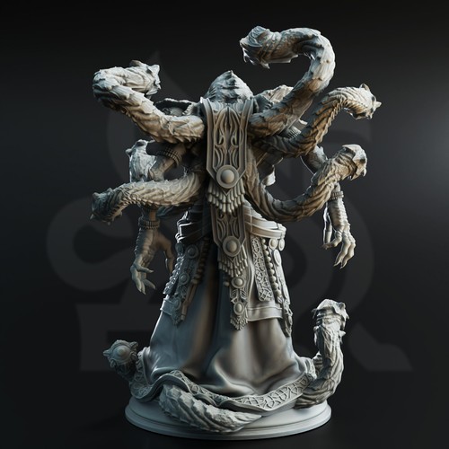 Elthakar Flayer Hybrid of the Deep Mindflayer Abomination Miniatur | D&D DnD - Bild 2 von 3