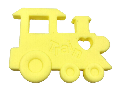 Lil' Jumbl BPA Free Baby Teething Train Toy TR012 Yellow LOT OF 2 - Picture 2 of 5