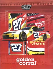2025 JEB BURTON "GOLDEN CORRAL" #27 NASCAR XFINITY SERIES POSTCARD