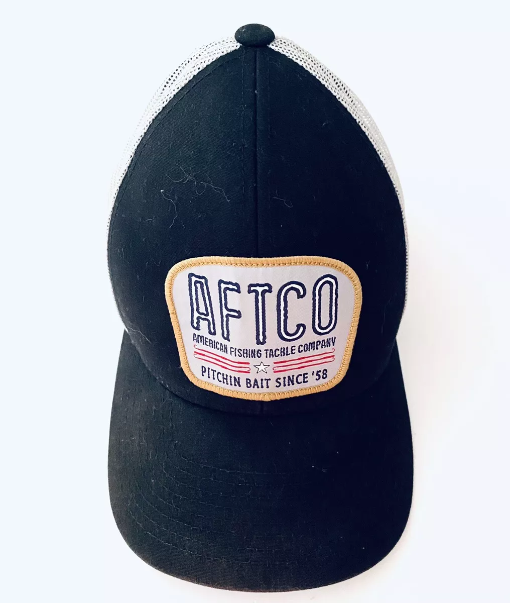 AFTCO American Fishing Tackle Co Upstream Trucker Hat Blue One Size 0063