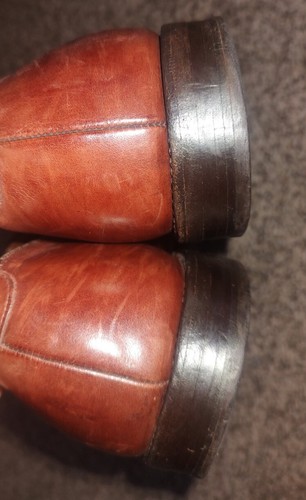 Allen Edmonds Byron Cap-Toe Oxford Men's Leather Dress Shoes Size 14D Brown - Picture 24 of 24