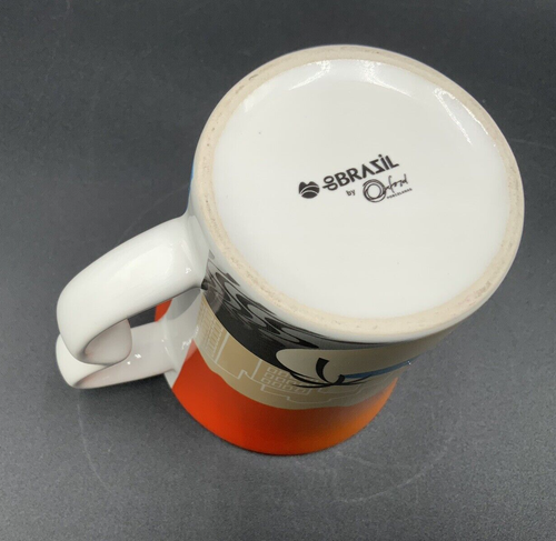 Vintage Oxford Do Brazil Christ the Redeemer Rio de Janeiro Coffee Mug Tea Cup - Picture 7 of 8