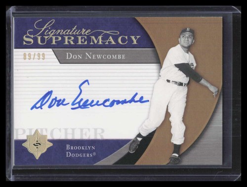 2005 Ultimate Signature Supremacy DN Don Newcombe Auto 89/99