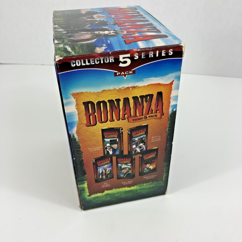 Vintage Bonanza Collector 5 Series pack VHS tapes Blood on the Water the Gunmen - Picture 2 of 13