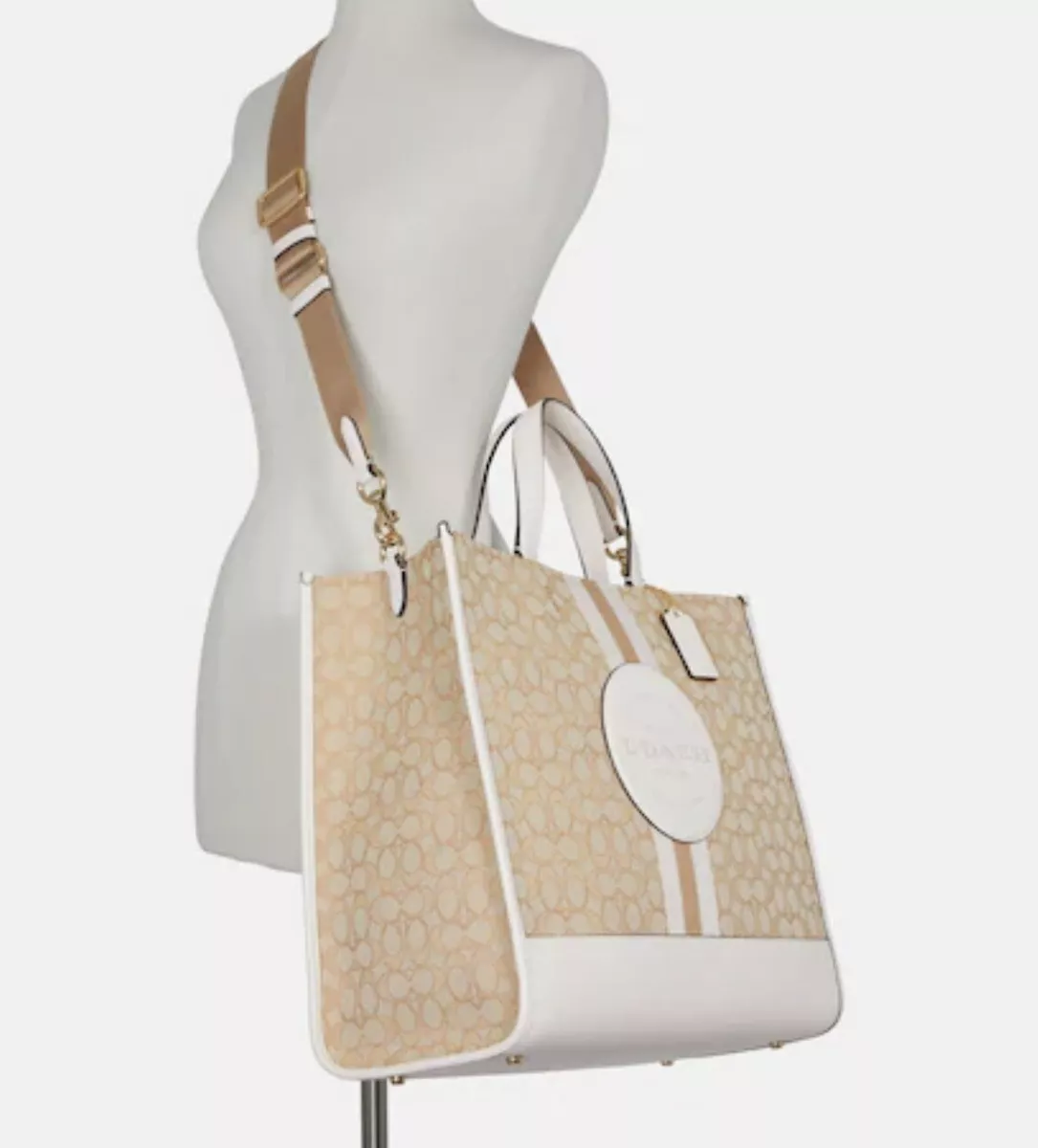 COACH® Outlet  Dempsey Tote 40 In Signature Jacquard With Patch