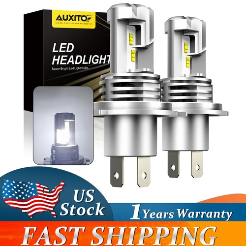 Combo de bombillas de faros LED AUXITO H4 alta potencia 60 W haz alto/bajo para Kia 2019 - Imagen 18 de 20