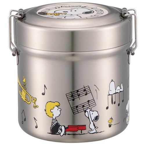 Skater Thermo Brotdose Snoopy Orchestra 600ml Schüssel Typ Antibakteriell Vakuum S