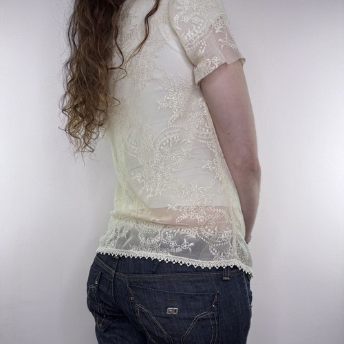 Y2K vintage mesh lace top - Picture 4 of 7