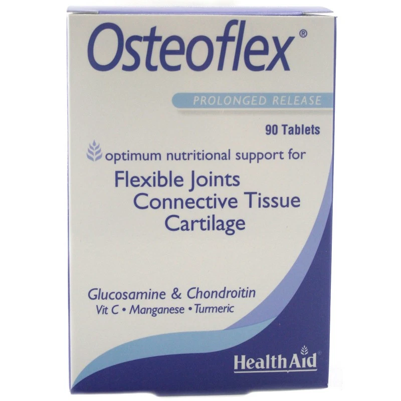 HEALTHAID Health Aid Osteoflex 90 Tablets Free from Dairy Gluten Yeast Wheat and Sugar